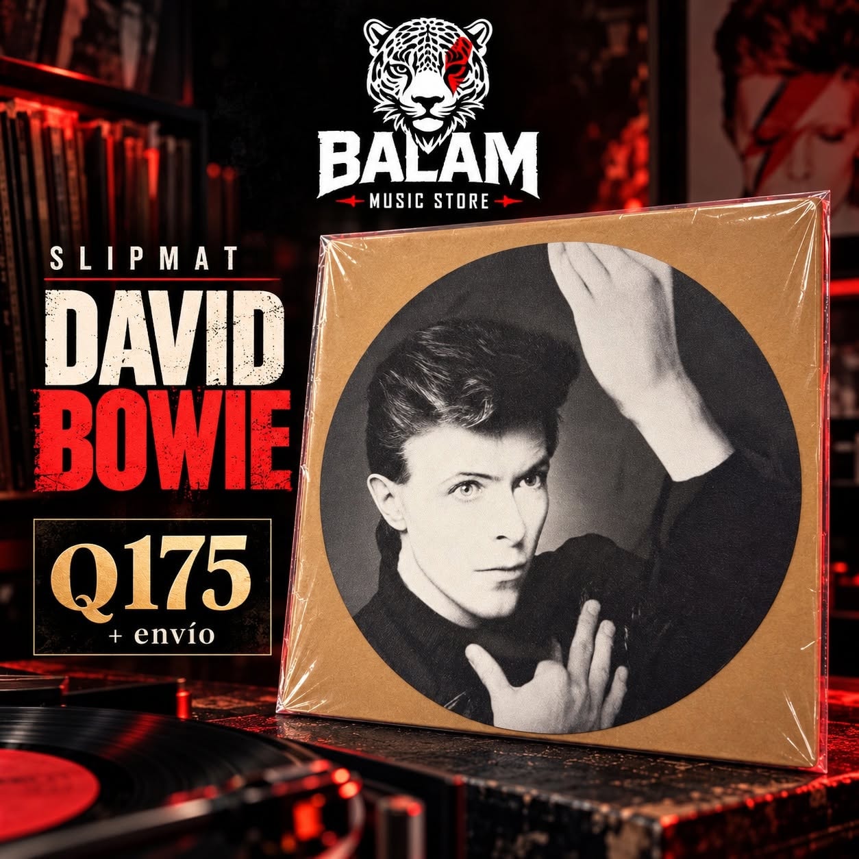 David Bowie — Slipmat David Bowie